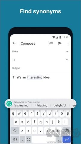Grammarly app截图